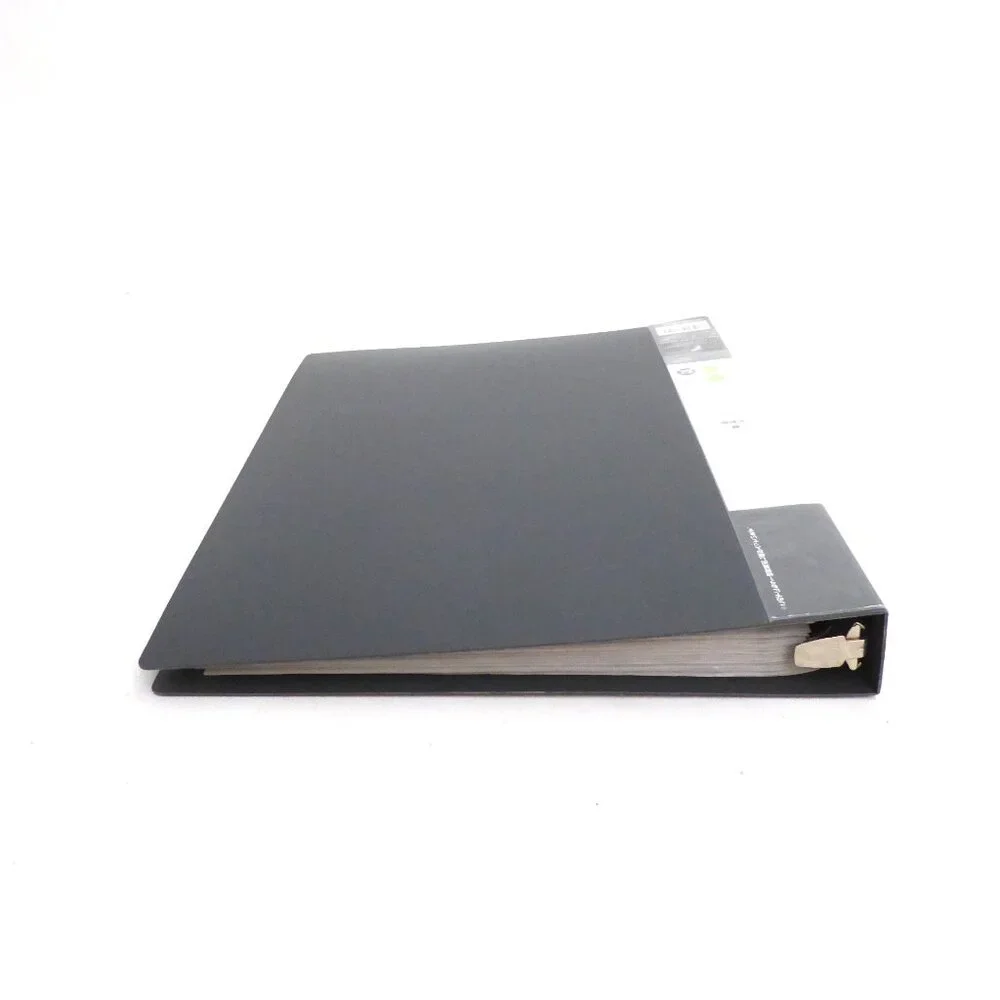 NEW 500 BUSINESS CARD RINGED BINDER CARD HOLDER SLEEVES & TABS JAPAN